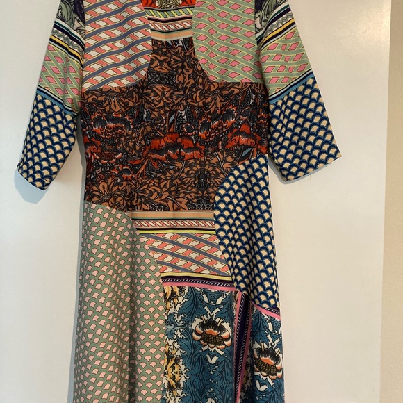 The Lines In Between Abstract/Boho Style Dress - Picture 2 of 16